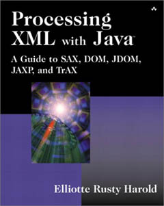 Procesing XML with Java book cover